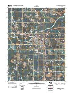 Pocomoke City Maryland Historical topographic map, 1:24000 scale, 7.5 X 7.5 Minute, Year 2011