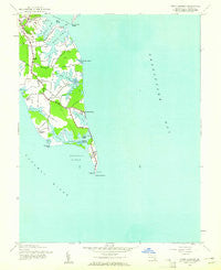 Point Lookout Maryland Historical topographic map, 1:24000 scale, 7.5 X 7.5 Minute, Year 1942