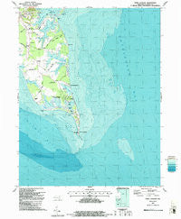 Point Lookout Maryland Historical topographic map, 1:24000 scale, 7.5 X 7.5 Minute, Year 1987