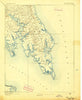 Point Lookout Maryland Historical topographic map, 1:62500 scale, 15 X 15 Minute, Year 1894
