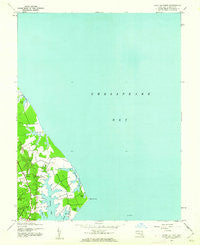 Point No Point Maryland Historical topographic map, 1:24000 scale, 7.5 X 7.5 Minute, Year 1943