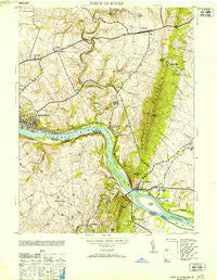 Point Of Rocks Maryland Historical topographic map, 1:24000 scale, 7.5 X 7.5 Minute, Year 1953