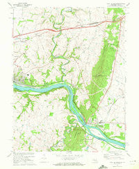 Point Of Rocks Maryland Historical topographic map, 1:24000 scale, 7.5 X 7.5 Minute, Year 1970