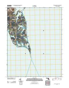 Point Lookout Maryland Historical topographic map, 1:24000 scale, 7.5 X 7.5 Minute, Year 2011