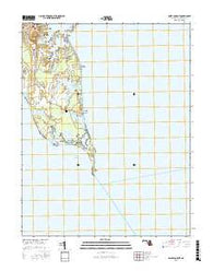 Point Lookout Maryland Current topographic map, 1:24000 scale, 7.5 X 7.5 Minute, Year 2016