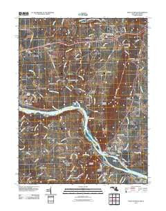 Point of Rocks Maryland Historical topographic map, 1:24000 scale, 7.5 X 7.5 Minute, Year 2011