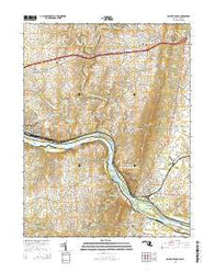 Point of Rocks Maryland Historical topographic map, 1:24000 scale, 7.5 X 7.5 Minute, Year 2014