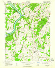 Poolesville Maryland Historical topographic map, 1:24000 scale, 7.5 X 7.5 Minute, Year 1952