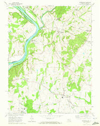 Poolesville Maryland Historical topographic map, 1:24000 scale, 7.5 X 7.5 Minute, Year 1970