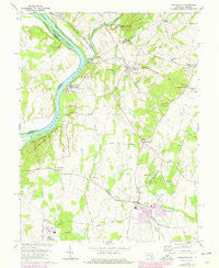 Poolesville Maryland Historical topographic map, 1:24000 scale, 7.5 X 7.5 Minute, Year 1970