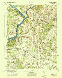 Poolesville Maryland Historical topographic map, 1:31680 scale, 7.5 X 7.5 Minute, Year 1944
