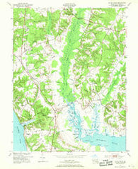 Popes Creek Maryland Historical topographic map, 1:24000 scale, 7.5 X 7.5 Minute, Year 1953