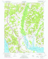 Popes Creek Maryland Historical topographic map, 1:24000 scale, 7.5 X 7.5 Minute, Year 1953