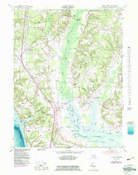 Popes Creek Maryland Historical topographic map, 1:24000 scale, 7.5 X 7.5 Minute, Year 1953
