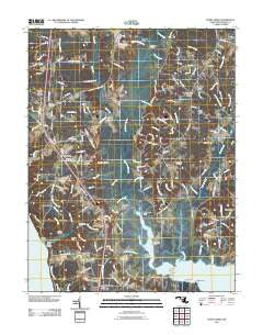 Popes Creek Maryland Historical topographic map, 1:24000 scale, 7.5 X 7.5 Minute, Year 2011