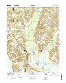 Popes Creek Maryland Historical topographic map, 1:24000 scale, 7.5 X 7.5 Minute, Year 2014
