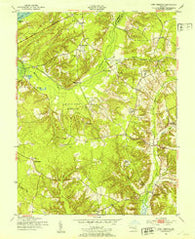 Port Tobacco Maryland Historical topographic map, 1:24000 scale, 7.5 X 7.5 Minute, Year 1951