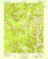 Port Tobacco Maryland Historical topographic map, 1:24000 scale, 7.5 X 7.5 Minute, Year 1951