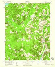 Port Tobacco Maryland Historical topographic map, 1:24000 scale, 7.5 X 7.5 Minute, Year 1956