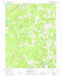 Port Tobacco Maryland Historical topographic map, 1:24000 scale, 7.5 X 7.5 Minute, Year 1966