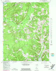 Port Tobacco Maryland Historical topographic map, 1:24000 scale, 7.5 X 7.5 Minute, Year 1966