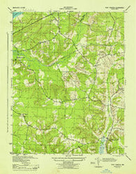 Port Tobacco Maryland Historical topographic map, 1:31680 scale, 7.5 X 7.5 Minute, Year 1944
