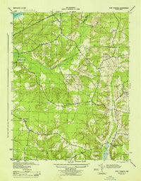 Port Tobacco Maryland Historical topographic map, 1:31680 scale, 7.5 X 7.5 Minute, Year 1944
