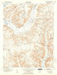 Port Tobacco Maryland Historical topographic map, 1:24000 scale, 7.5 X 7.5 Minute, Year 1951