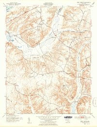 Port Tobacco Maryland Historical topographic map, 1:24000 scale, 7.5 X 7.5 Minute, Year 1951
