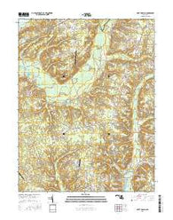 Port Tobacco Maryland Current topographic map, 1:24000 scale, 7.5 X 7.5 Minute, Year 2016