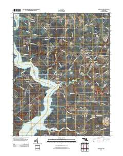 Preston Maryland Historical topographic map, 1:24000 scale, 7.5 X 7.5 Minute, Year 2011