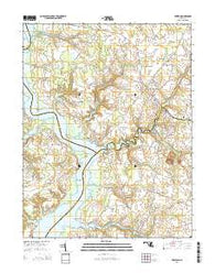 Preston Maryland Historical topographic map, 1:24000 scale, 7.5 X 7.5 Minute, Year 2014