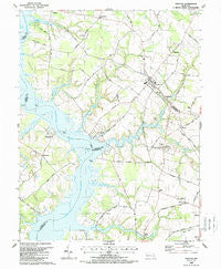Preston Maryland Historical topographic map, 1:24000 scale, 7.5 X 7.5 Minute, Year 1988