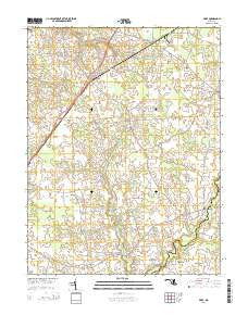 Price Maryland Historical topographic map, 1:24000 scale, 7.5 X 7.5 Minute, Year 2014