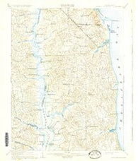 Prince Frederick Maryland Historical topographic map, 1:62500 scale, 15 X 15 Minute, Year 1910