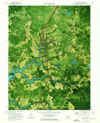 Princess Anne Maryland Historical topographic map, 1:24000 scale, 7.5 X 7.5 Minute, Year 1972