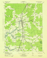 Princess Anne Maryland Historical topographic map, 1:31680 scale, 7.5 X 7.5 Minute, Year 1943