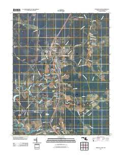 Princess Anne Maryland Historical topographic map, 1:24000 scale, 7.5 X 7.5 Minute, Year 2011