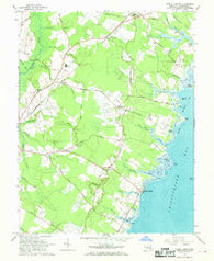 Public Landing Maryland Historical topographic map, 1:24000 scale, 7.5 X 7.5 Minute, Year 1967