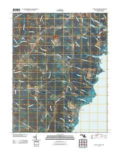 Public Landing Maryland Historical topographic map, 1:24000 scale, 7.5 X 7.5 Minute, Year 2011