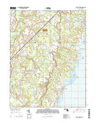 Public Landing Maryland Historical topographic map, 1:24000 scale, 7.5 X 7.5 Minute, Year 2014