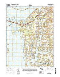Queenstown Maryland Historical topographic map, 1:24000 scale, 7.5 X 7.5 Minute, Year 2014