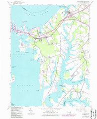 Queenstown Maryland Historical topographic map, 1:24000 scale, 7.5 X 7.5 Minute, Year 1942