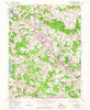 Reisterstown Maryland Historical topographic map, 1:24000 scale, 7.5 X 7.5 Minute, Year 1953