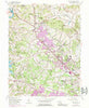 Reisterstown Maryland Historical topographic map, 1:24000 scale, 7.5 X 7.5 Minute, Year 1953