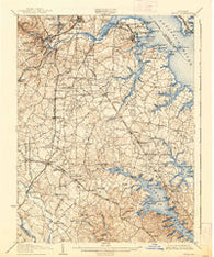 Relay Maryland Historical topographic map, 1:62500 scale, 15 X 15 Minute, Year 1907