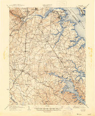 Relay Maryland Historical topographic map, 1:62500 scale, 15 X 15 Minute, Year 1907