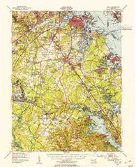 Relay Maryland Historical topographic map, 1:62500 scale, 15 X 15 Minute, Year 1947