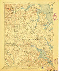 Relay Maryland Historical topographic map, 1:62500 scale, 15 X 15 Minute, Year 1894