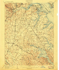 Relay Maryland Historical topographic map, 1:62500 scale, 15 X 15 Minute, Year 1907
